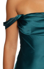 Zoella Teal Off The Shoulder Mini Dress Image