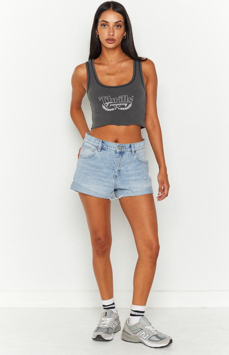 ABRAND A Slouch Miley Light Vintage Blue Shorts Image