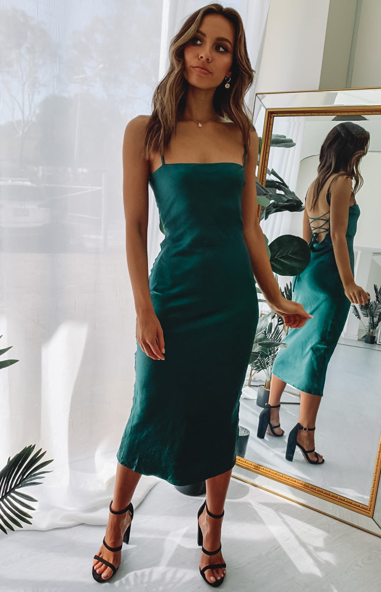 Amaryllis Dress Emerald Image