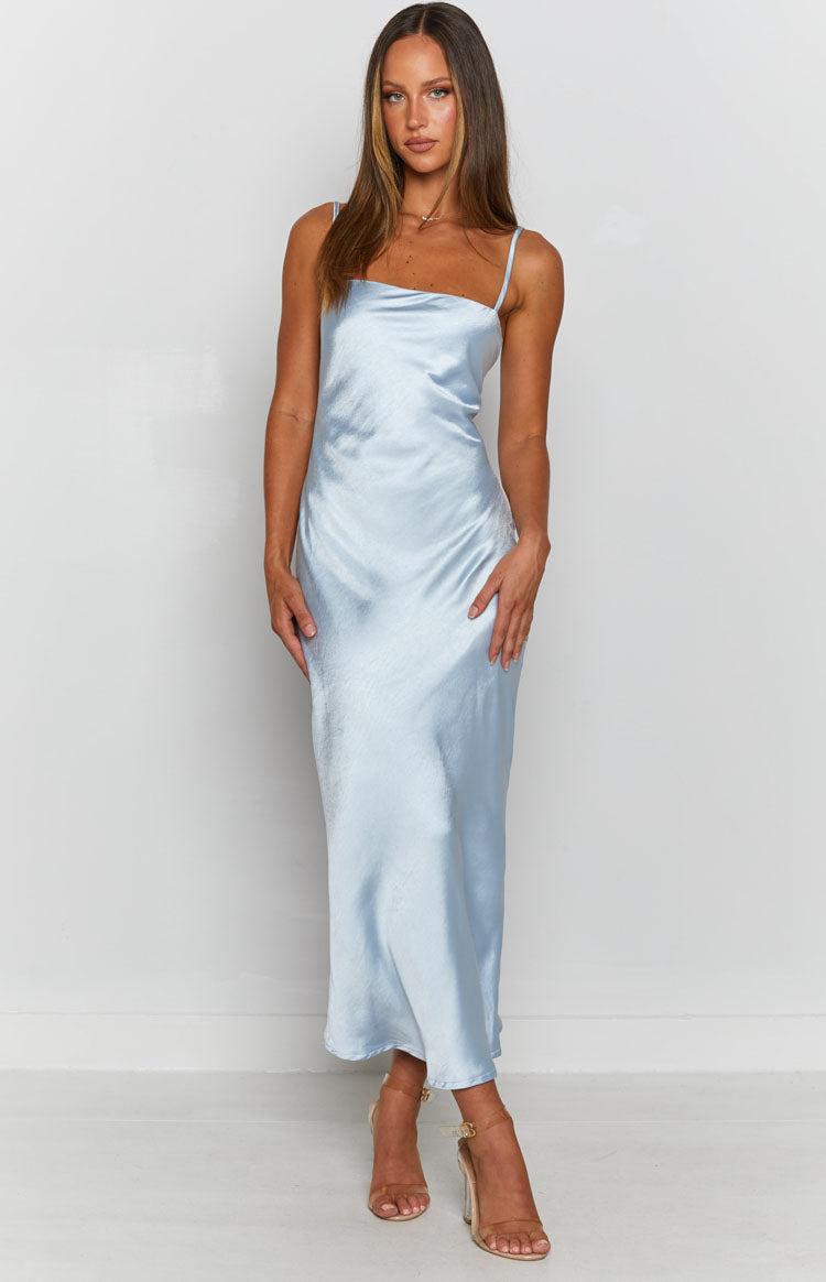 Amaryllis Dress Baby Blue – Beginning Boutique