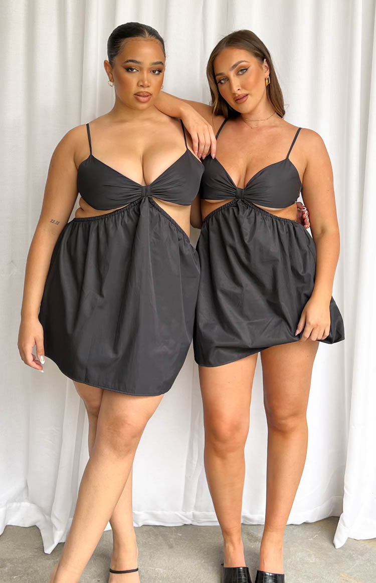 Amorgos Black Mini Dress Image