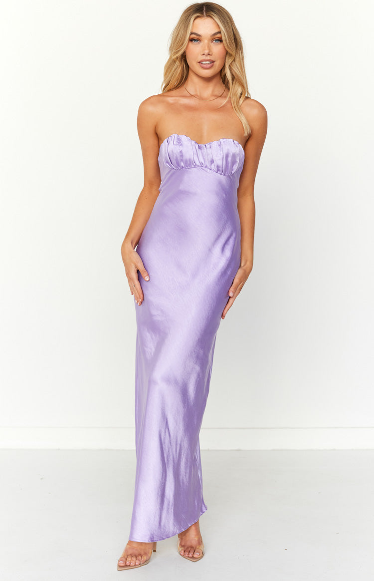 Arielle Purple Maxi Dress Image