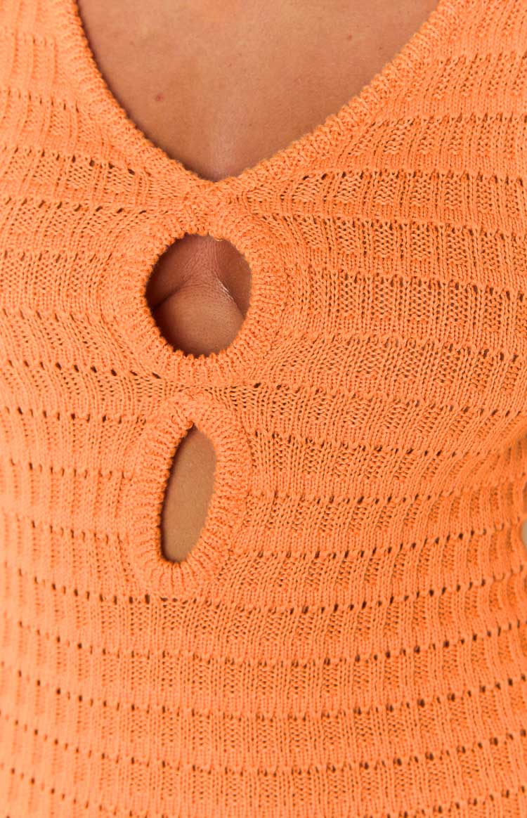 Aufrey Orange Mini Dress Image