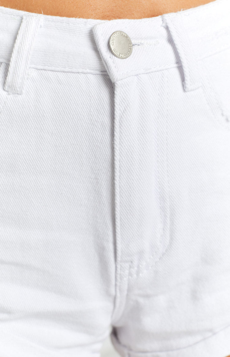 Callaway White Denim Shorts Image