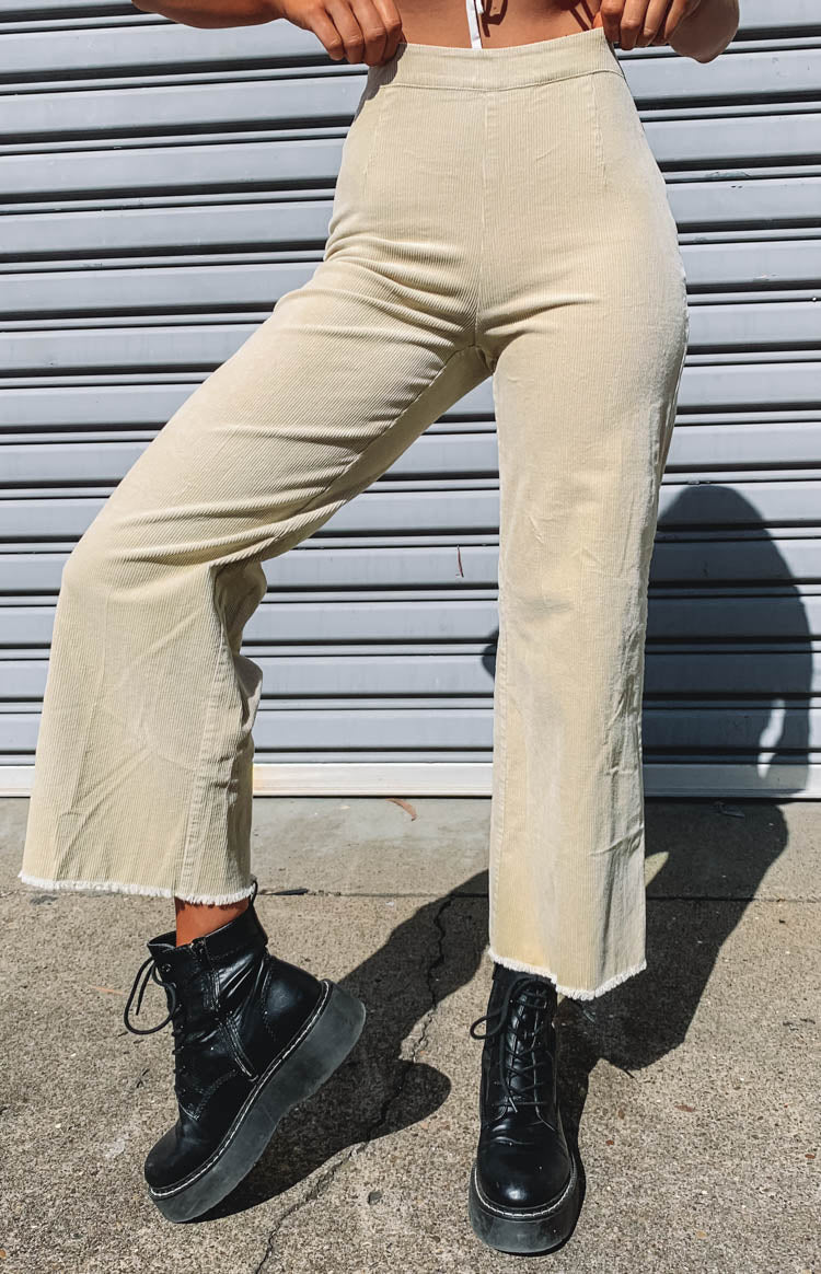 Churchtown Pants Beige Cord Image