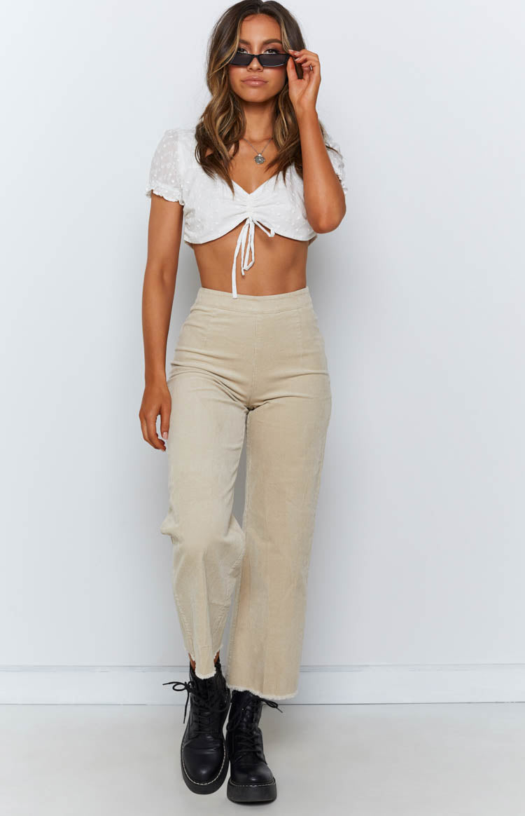 Churchtown Pants Beige Cord Image