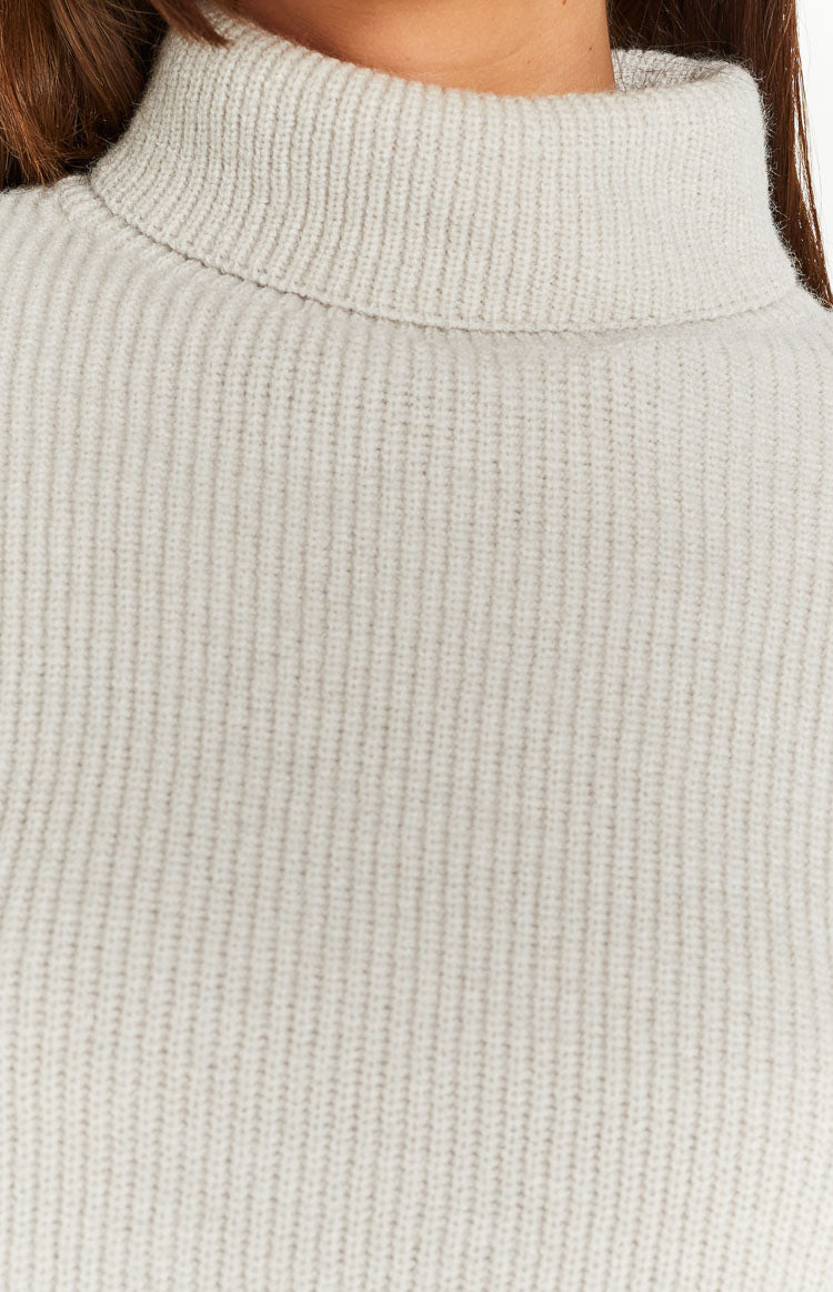Corby Grey Cropped Sweater Image