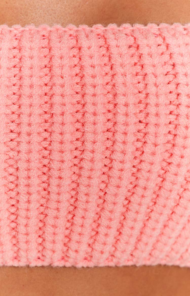 Debbie Pink Knit Bandeau Image