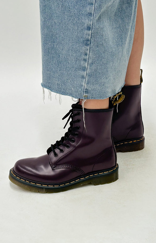 Dr. Martens 1460 8 Eye Old Oxblood Boot Beginning Boutique