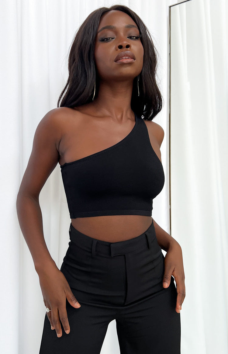 Elekta Black Crop Top Image