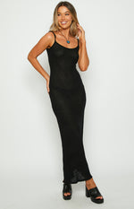 Ezra Black Maxi Dress Image