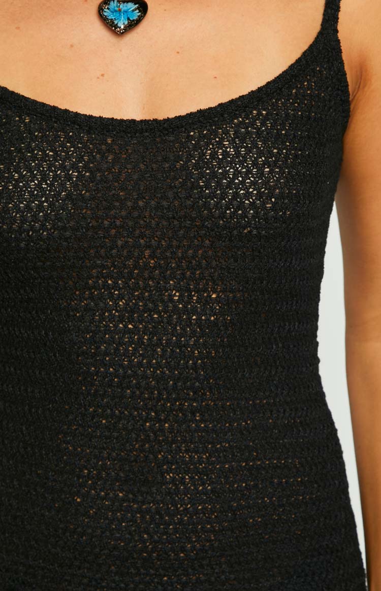 Ezra Black Maxi Dress Image