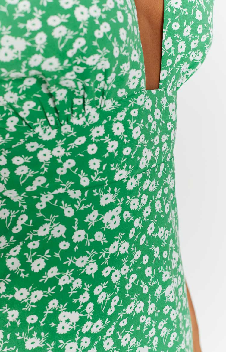 Glow Girl Green Mini Dress Image