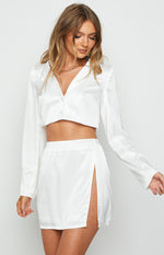 Hendra White Mini Skirt Image