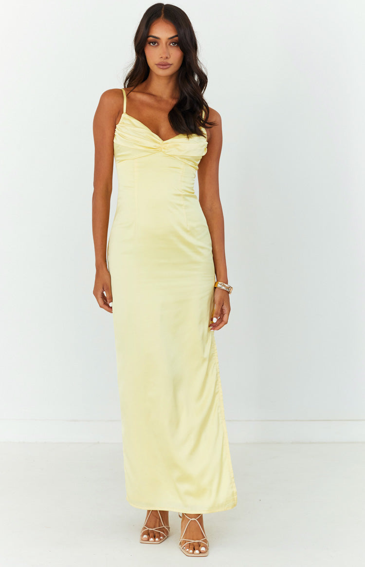 Honey Yellow Maxi Dress Beginning Boutique