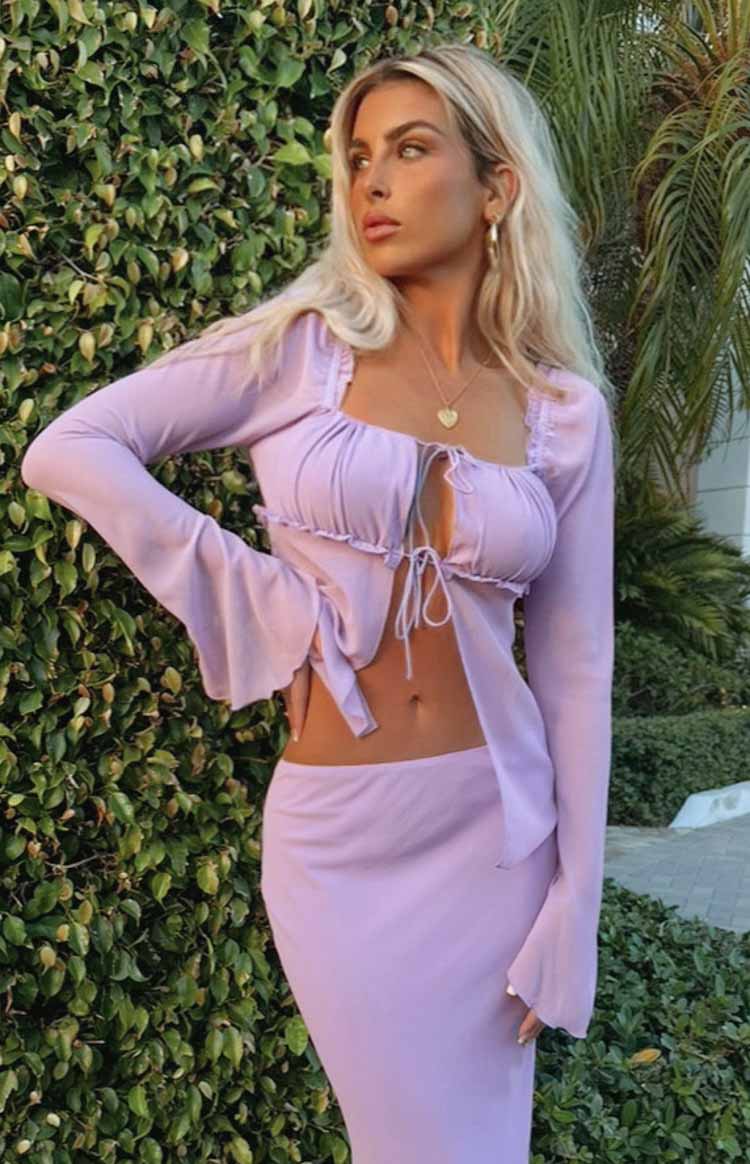 Kennedy Lilac Sleeve Top Image