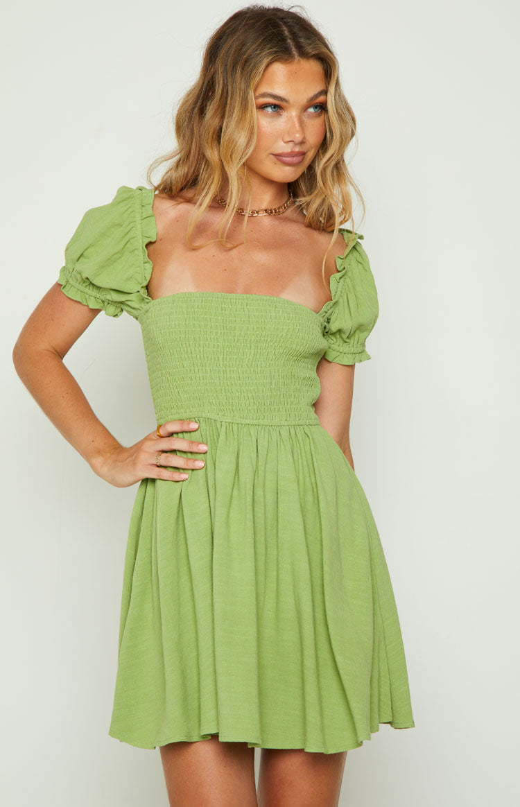 Kharis Green Mini Dress BB Exclusive