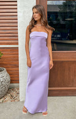 Maiah Lilac Maxi Dress Image