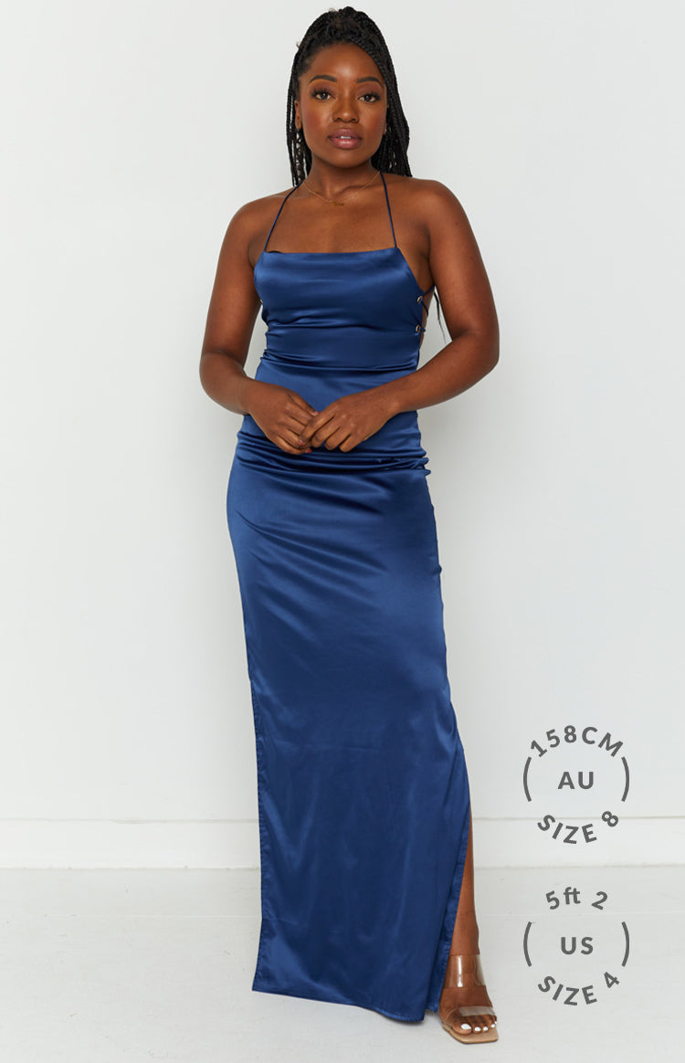 Manhattan Slip Formal Dress Navy Image