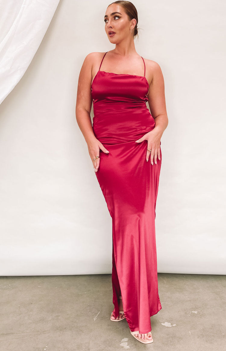 manhattan slip formal dress wine Manhattan Slip Formal Dress Gold - M