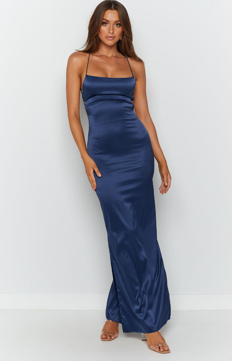 manhattan slip formal dress midnight Web Collection: Over 220