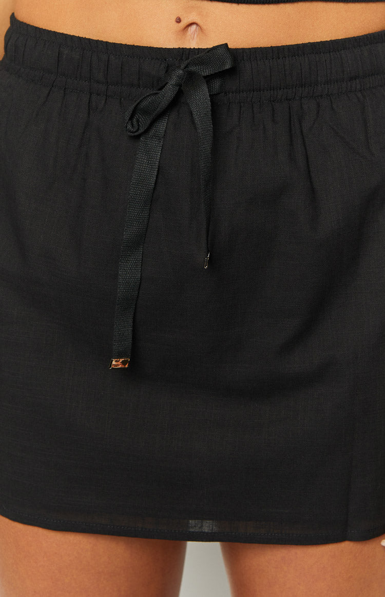 Maven Black Mini Skirt Image