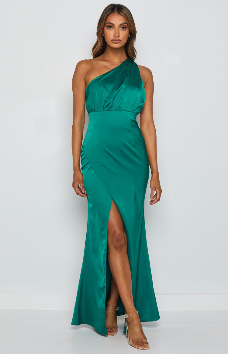 Romance Formal Dress Emerald – Beginning Boutique