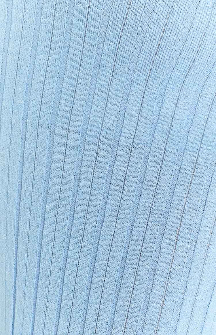 SNDYS Baha Blue Ribbed Skirt Image