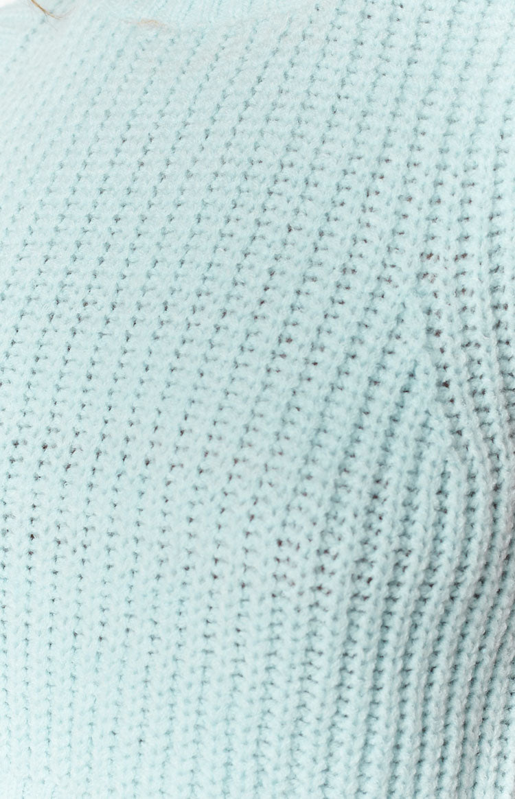 Snoh Pale Blue Knit Tank Image