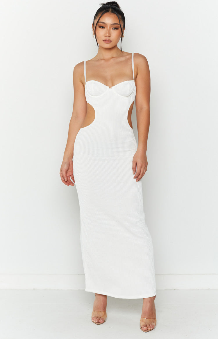 Tamara White Maxi Dress – Beginning Boutique