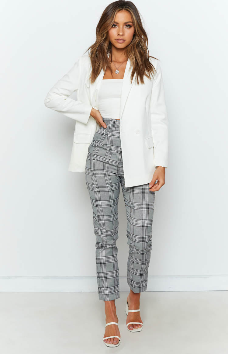Teenage Dream Blazer White Beginning Boutique
