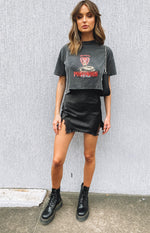Vivian Lace Mini Skirt Black Image