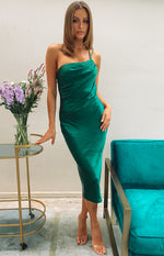 Adella Midi Dress Emerald Image