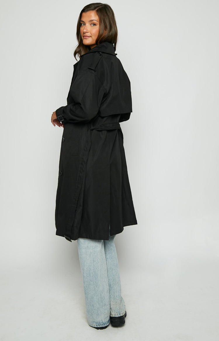 Giselle Black Trench Coat Image