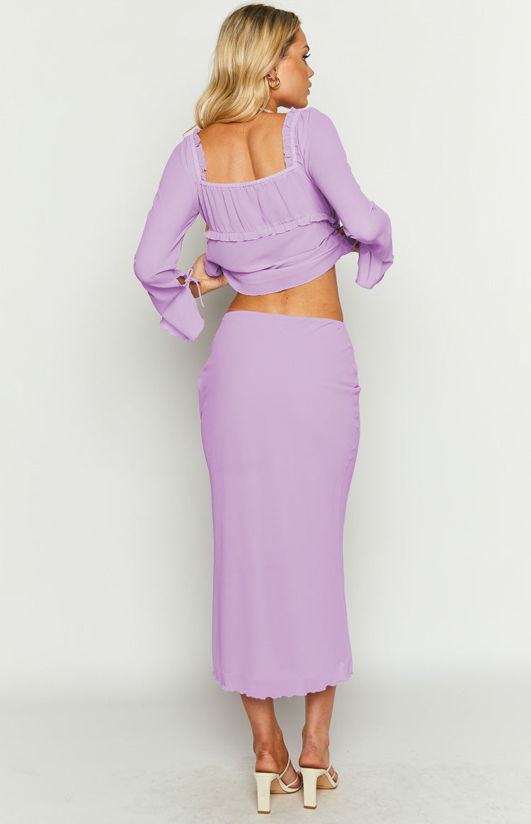 Kennedy Lilac Maxi Skirt Image