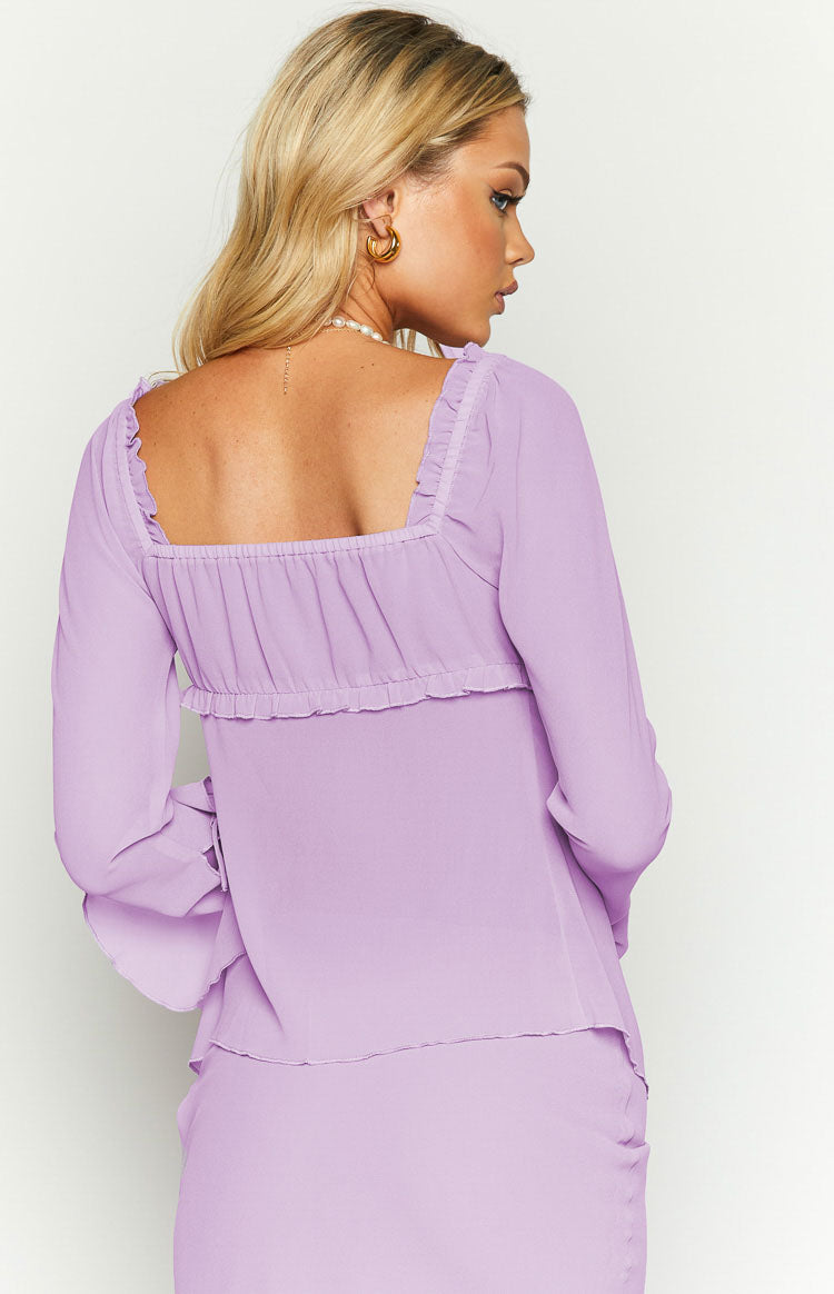 Kennedy Lilac Sleeve Top Image