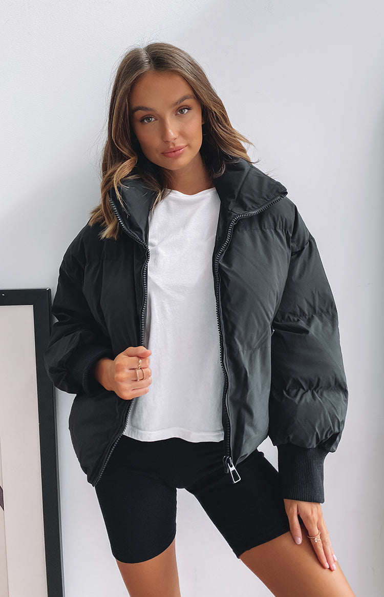 Remi Puffer Jacket Black Image